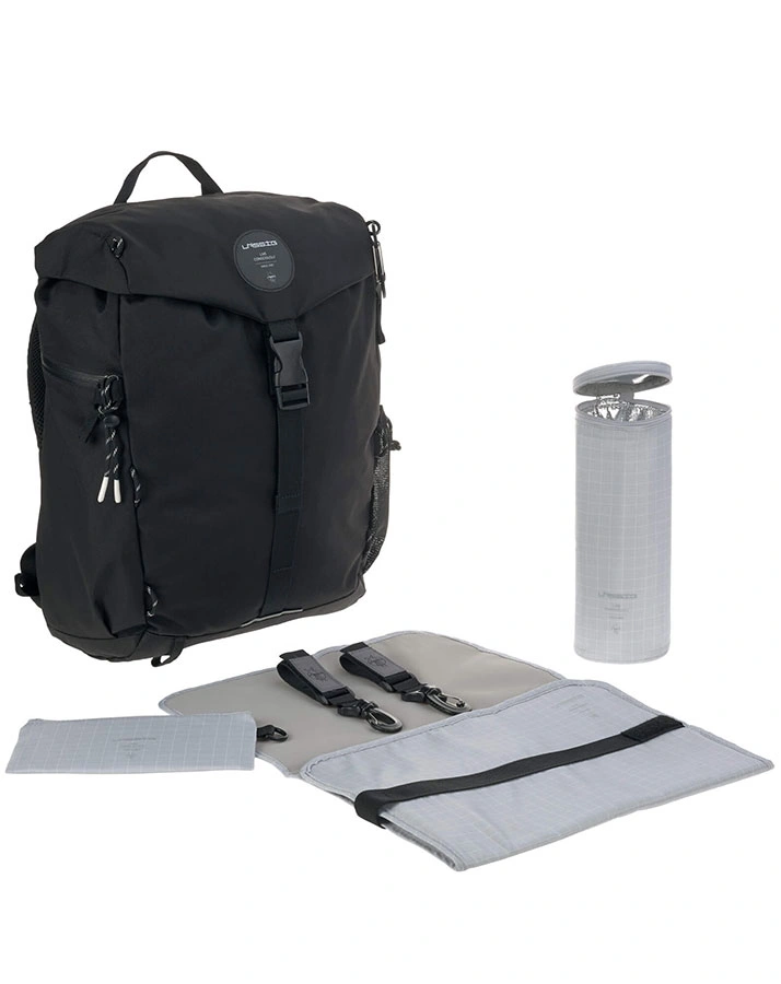 Wickelrucksack OUTDOOR (28x42x16) in schwarz
