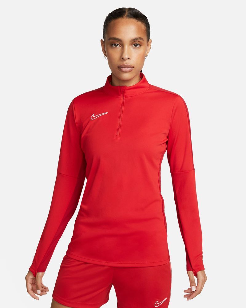Haut d'entrainement 1/4 Zip Nike Academy 23 Rouge pour femme