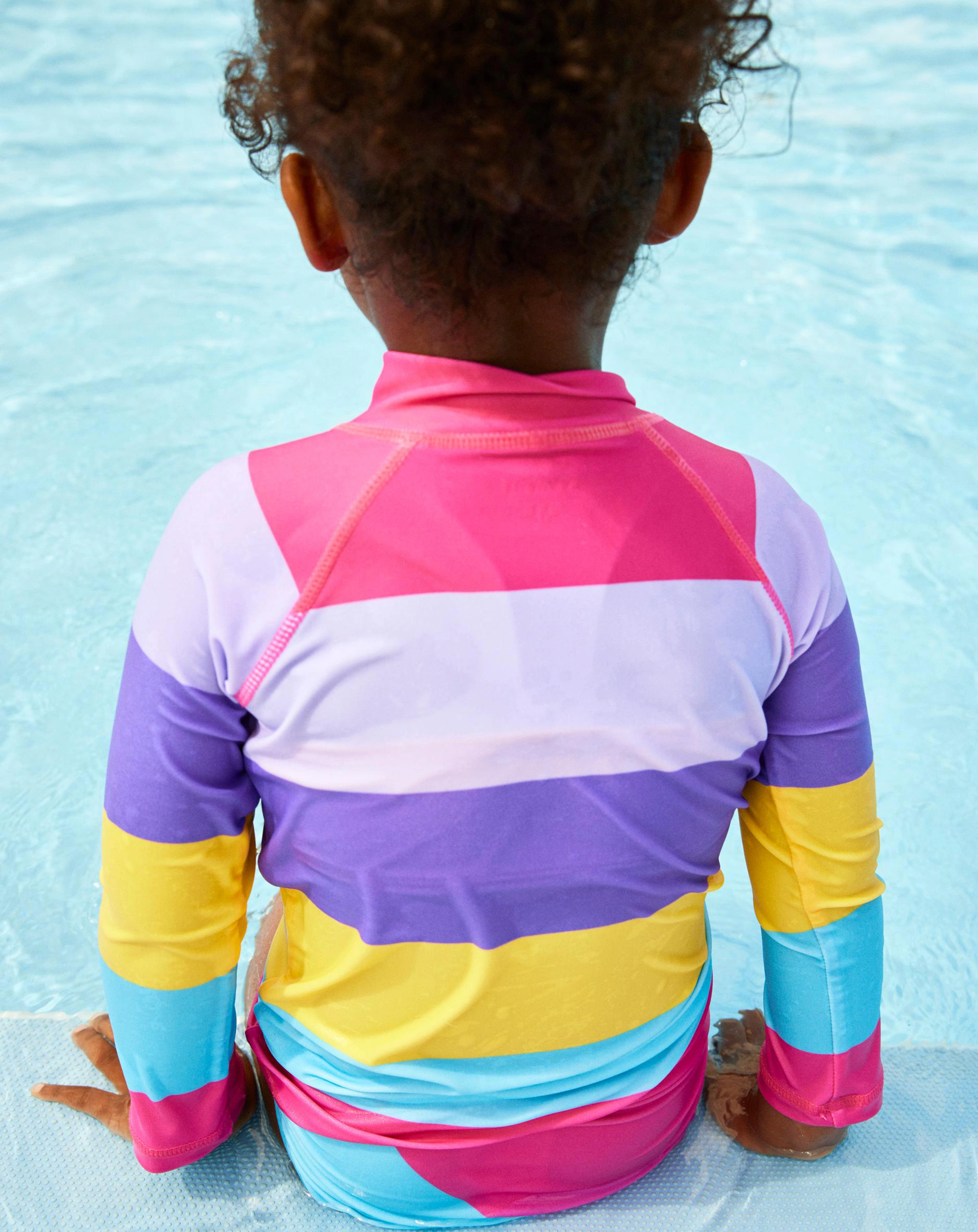 UV-Schutz-Schwimmshirt NMFZIMMI lang in pink yarrow
