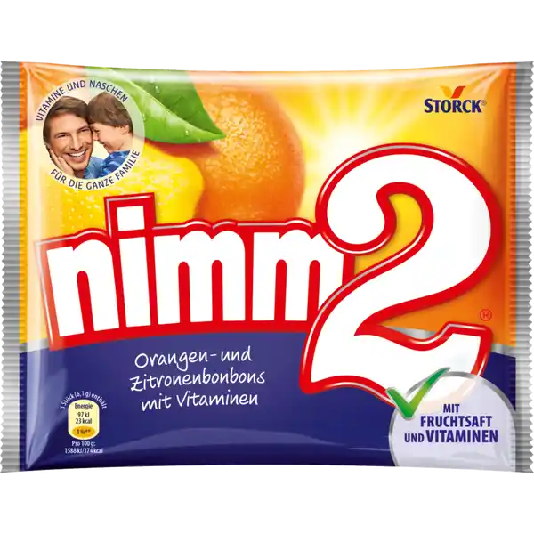 Orangen- und Zitronenbonbons mit Vitaminen