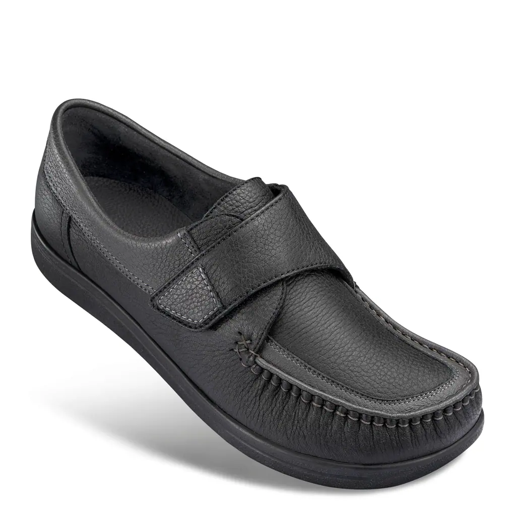 Klettschuhe - Klettschuh VARIO ELK schwarz-grau