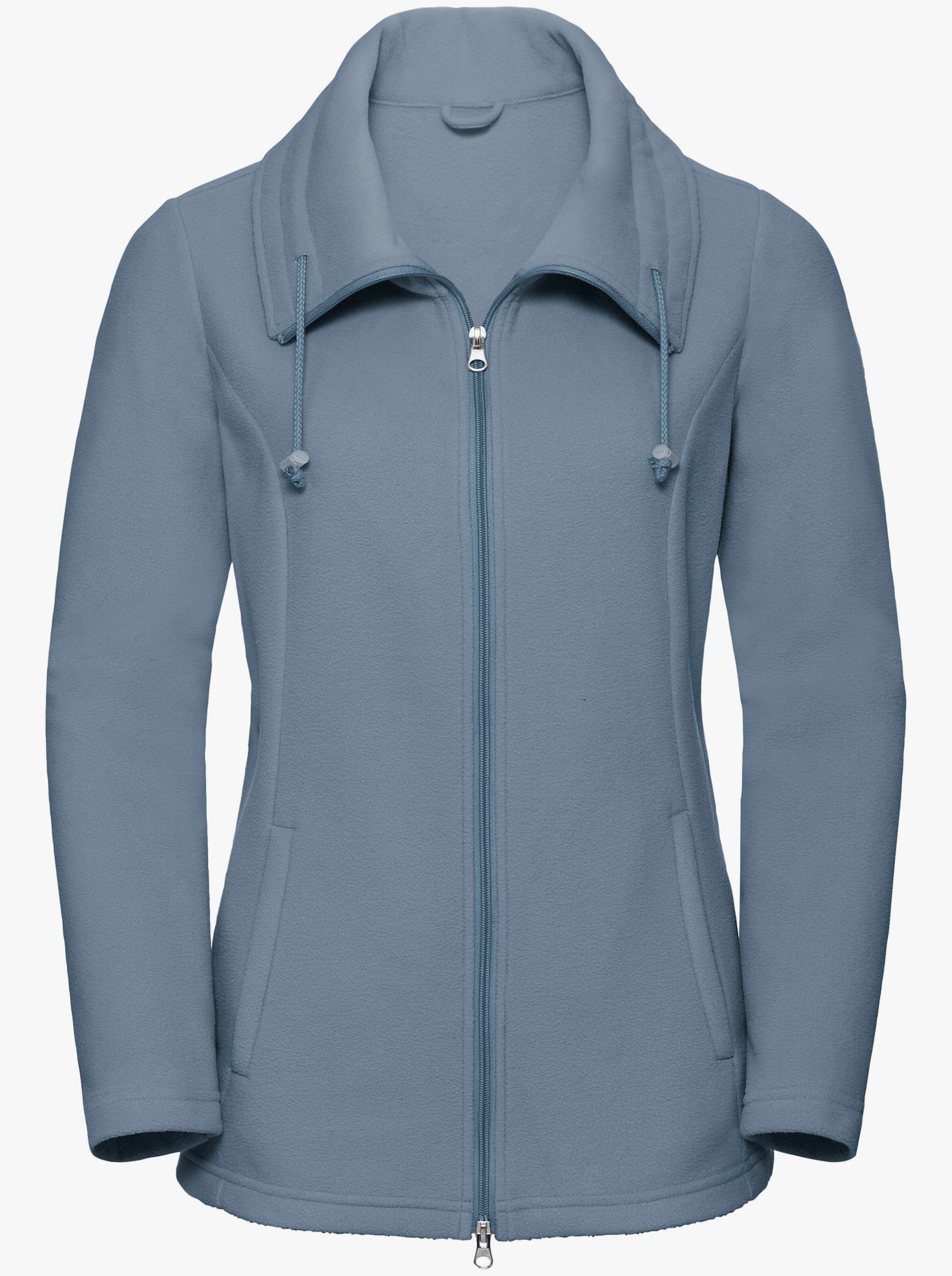 Fleecejacke mit 2-Wege-Reißverschluss