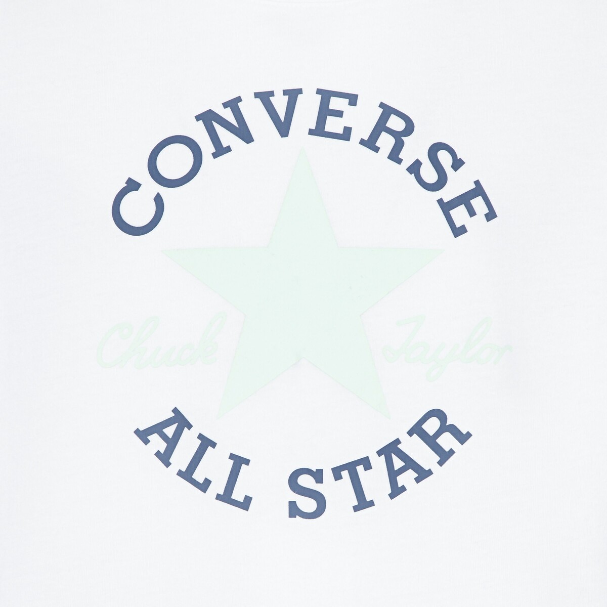 CONVERSE<br>Camiseta de manga curta com logo na frente
