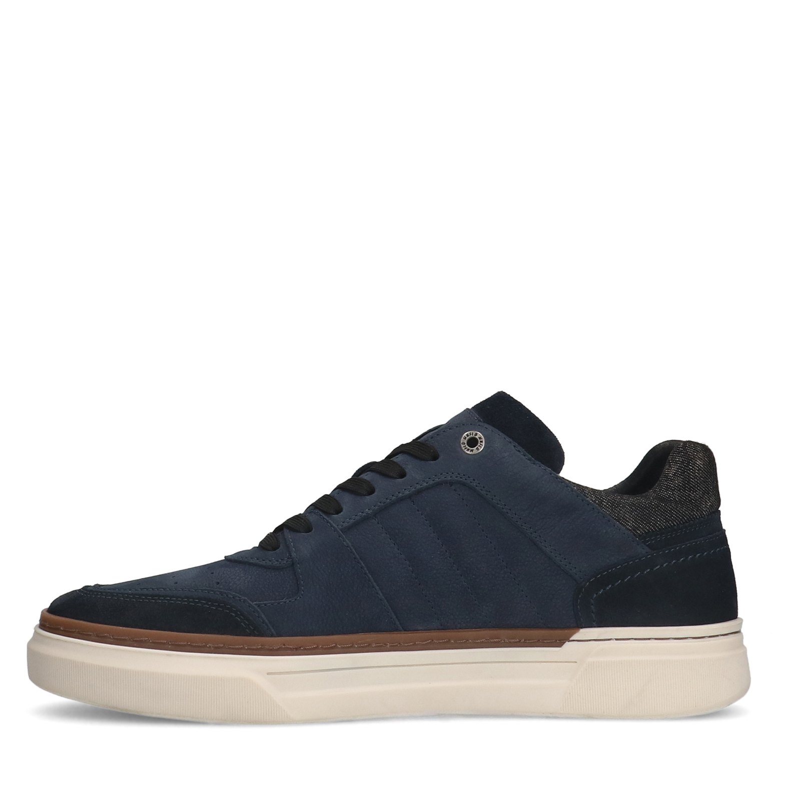 Blauwe nubuck sneakers
