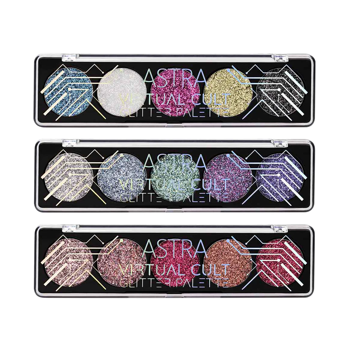 Palette Ombres à Paupières Glitter VIRTUAL CULT