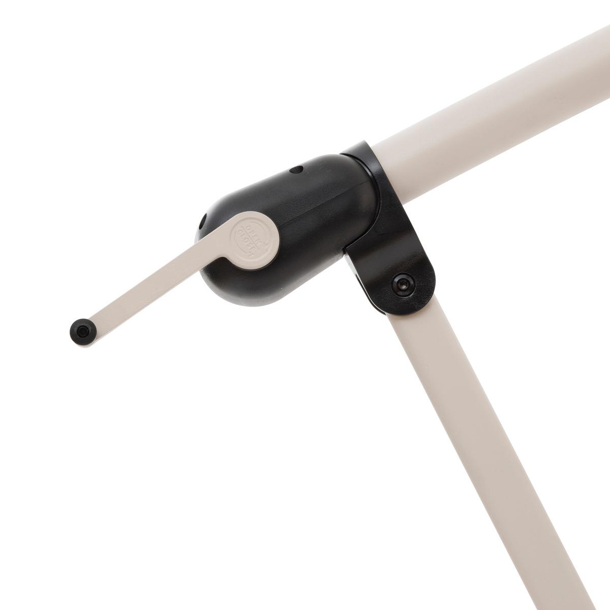 PARASOL DECENTRE 3M MANOA ARGILE BLE