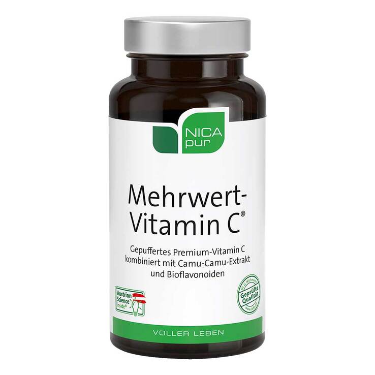 Nicapur Mehrwert-Vitamin C Kapseln, 60 St