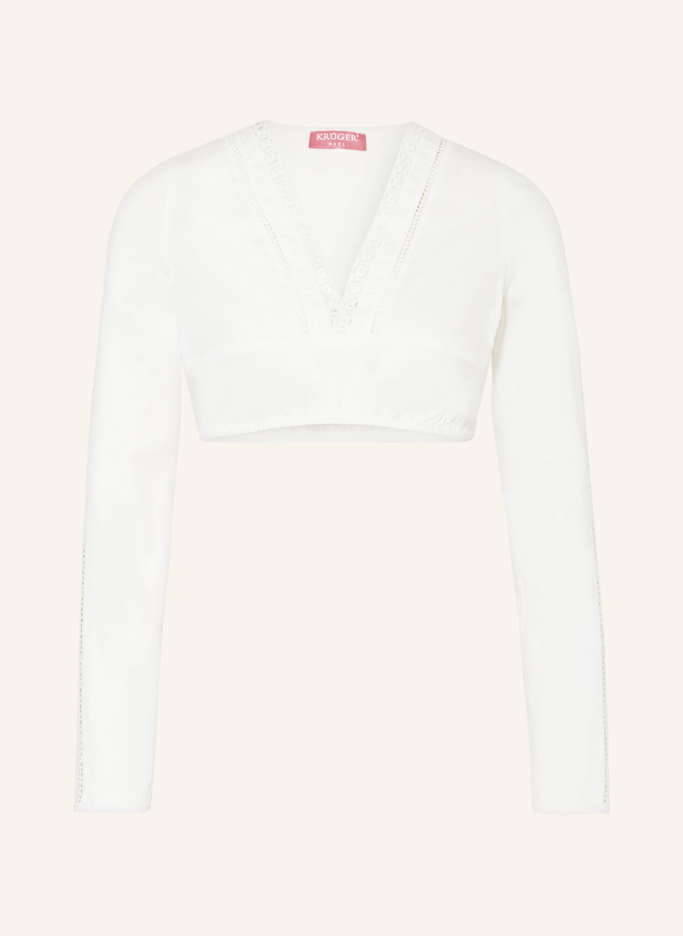 KRÜGER Dirndlbluse mit Spitze