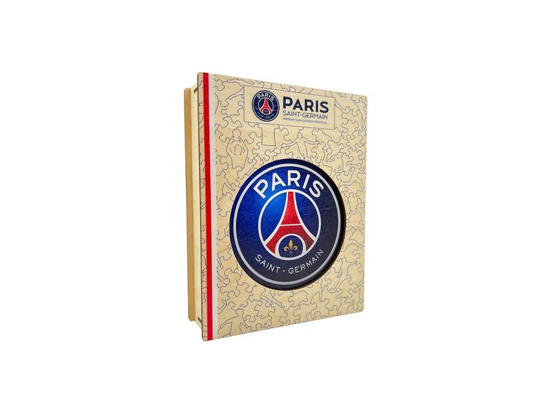 Iconic Puzzle PSG FC – Logo Offizielles Holzpuzzle, Grösse M
