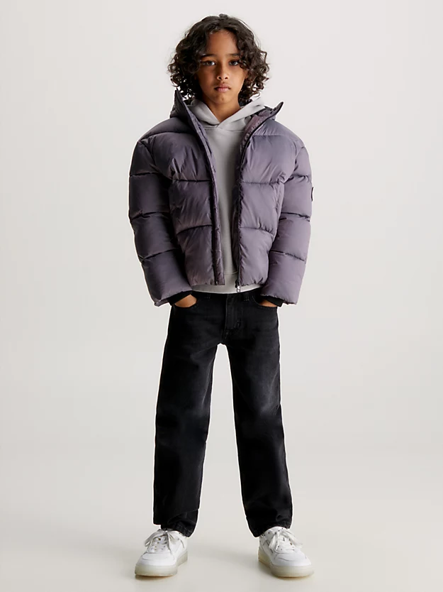 Jaqueta oversized de plumas ripstop