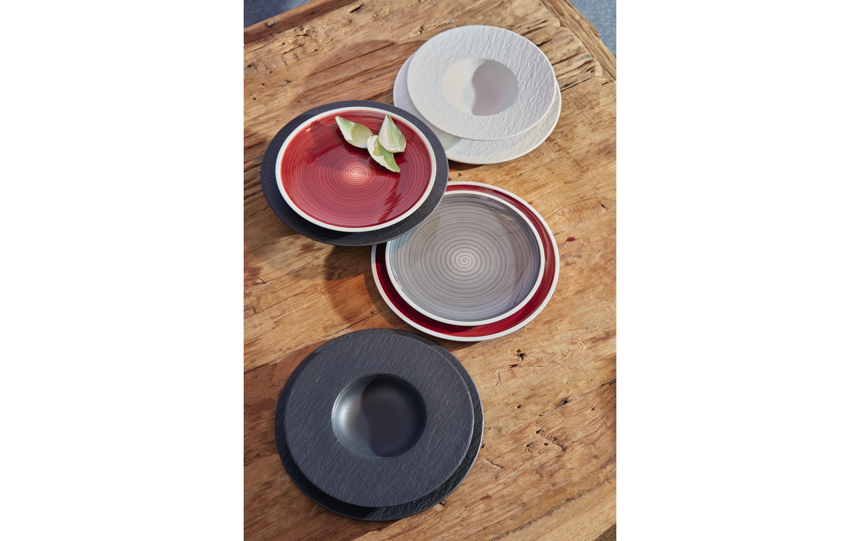 Frühstücks- & Dessertteller Manufacture Rock 6 Stk. Weiss<br>Porzellanteller