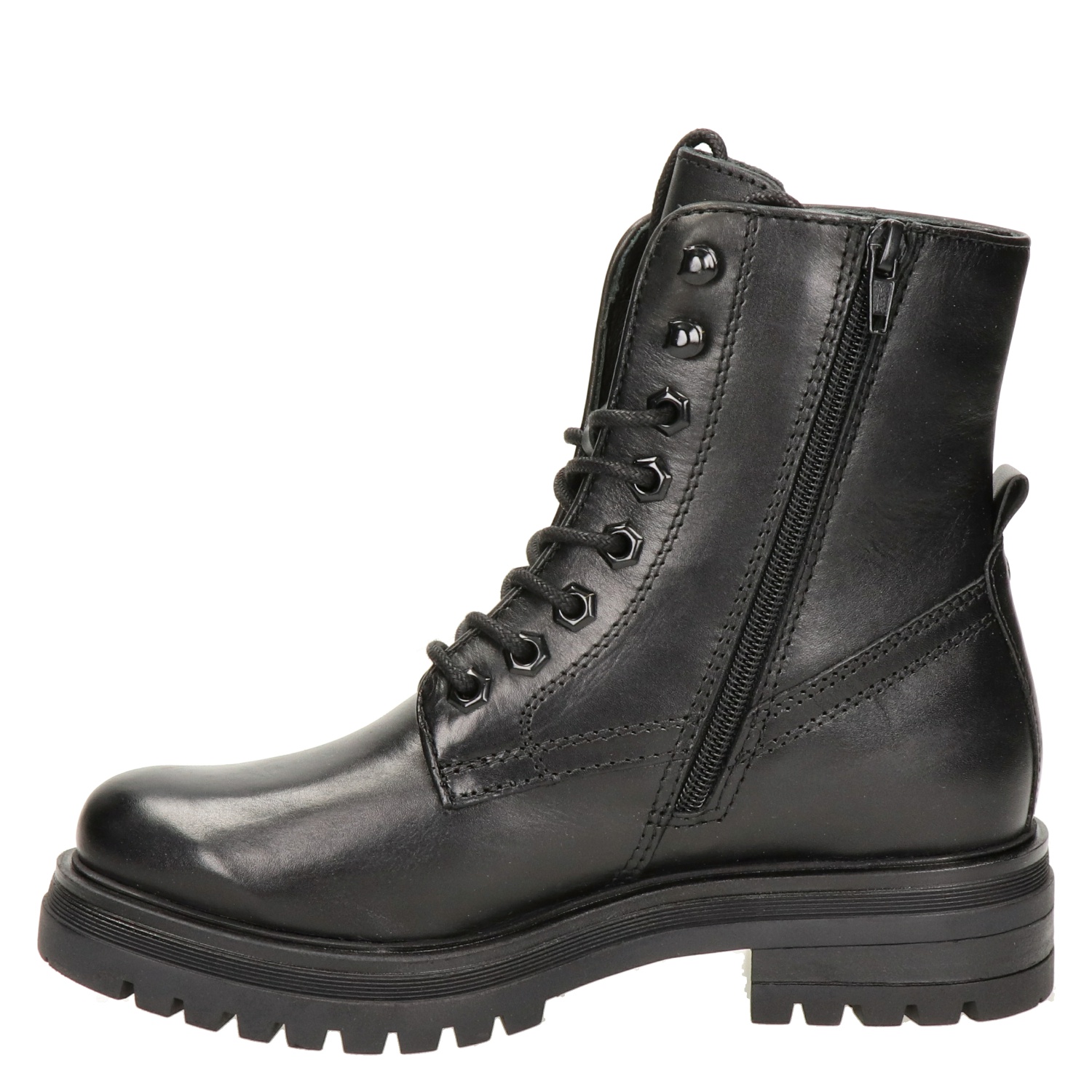 dames veterboot Nelson Zwart