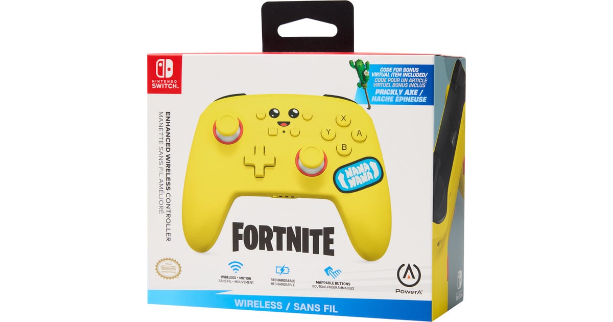 PowerAEnhanced Wireless Controller for Nintendo Switch - Fortnite Peely  (Geel)