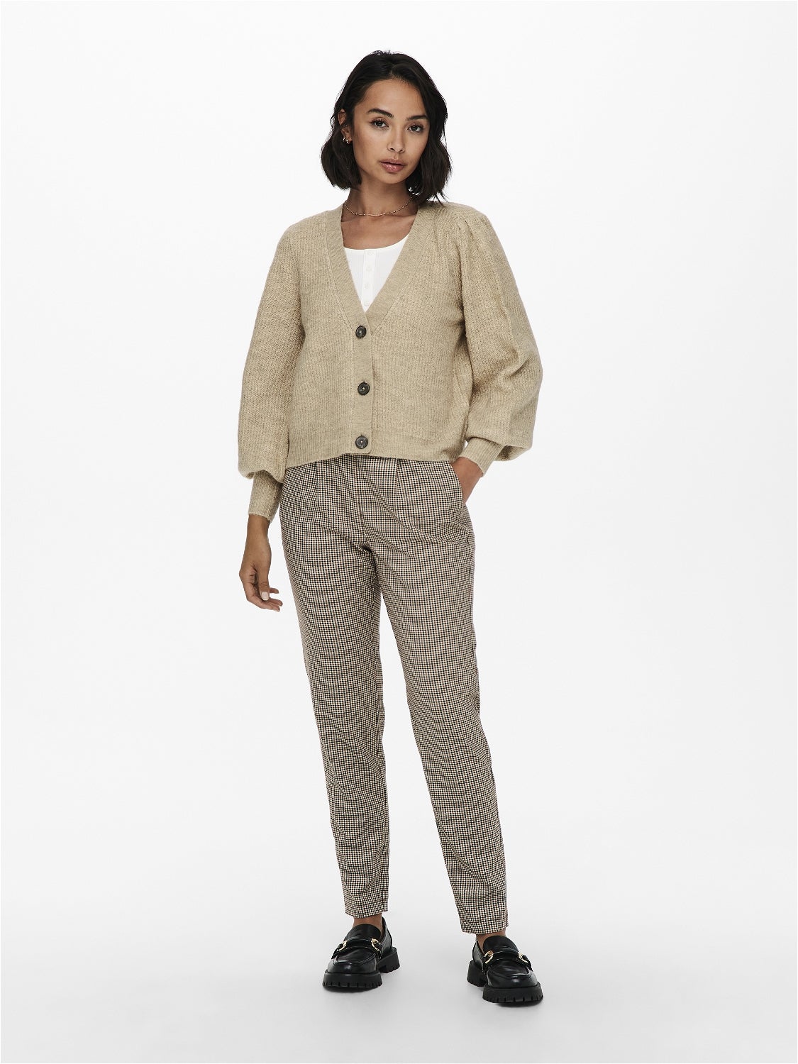 JDYDREA Strickjacke Simply Taupe