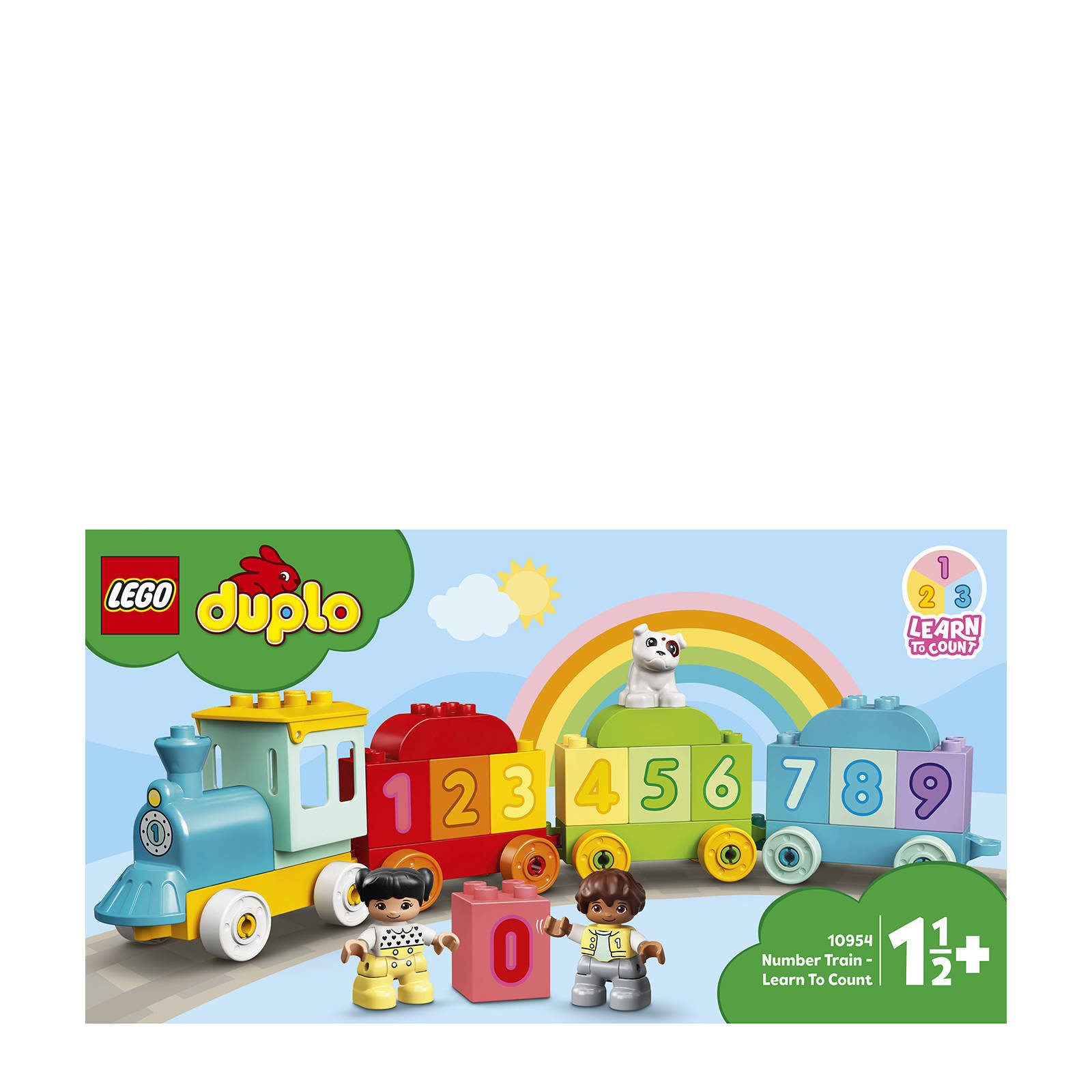 LEGO Getallentrein Leren tellen voor Peuters Speelgoed 10954