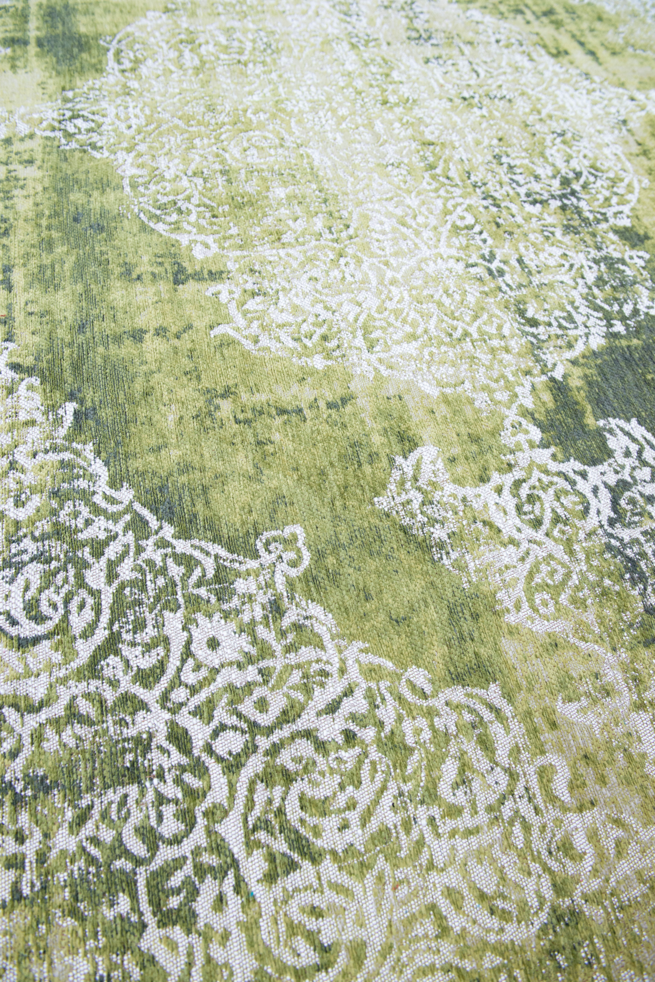 Ecorugs vloerkleed Kirman groen 240x340 cm