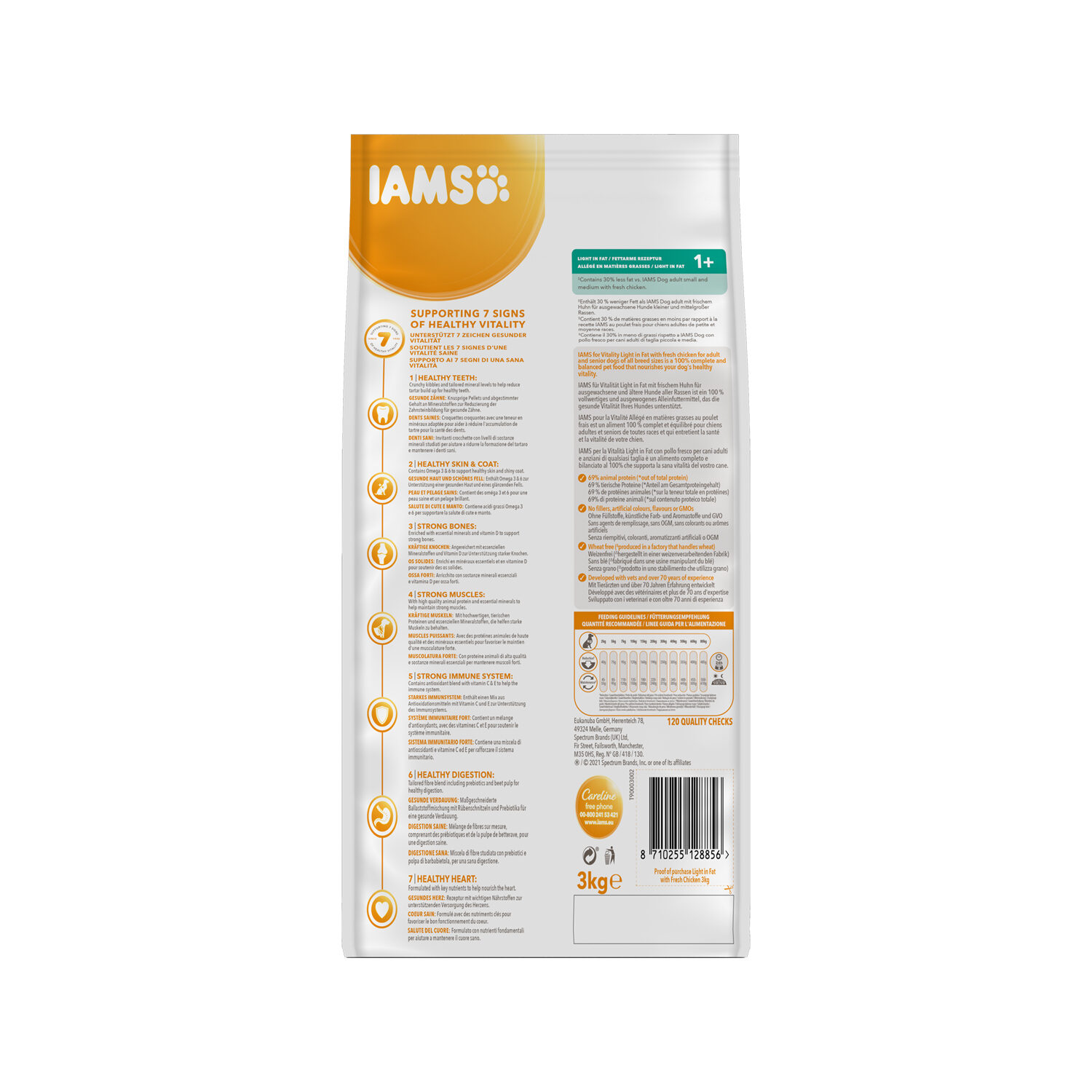 IAMS for Vitality Dog Light in Fat