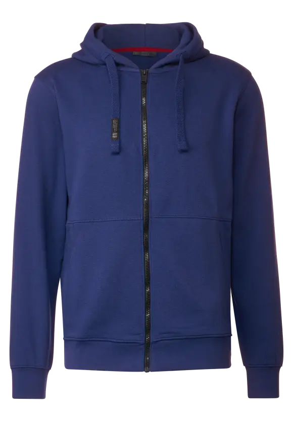 Hoodiejacke mit Taschen - true blue