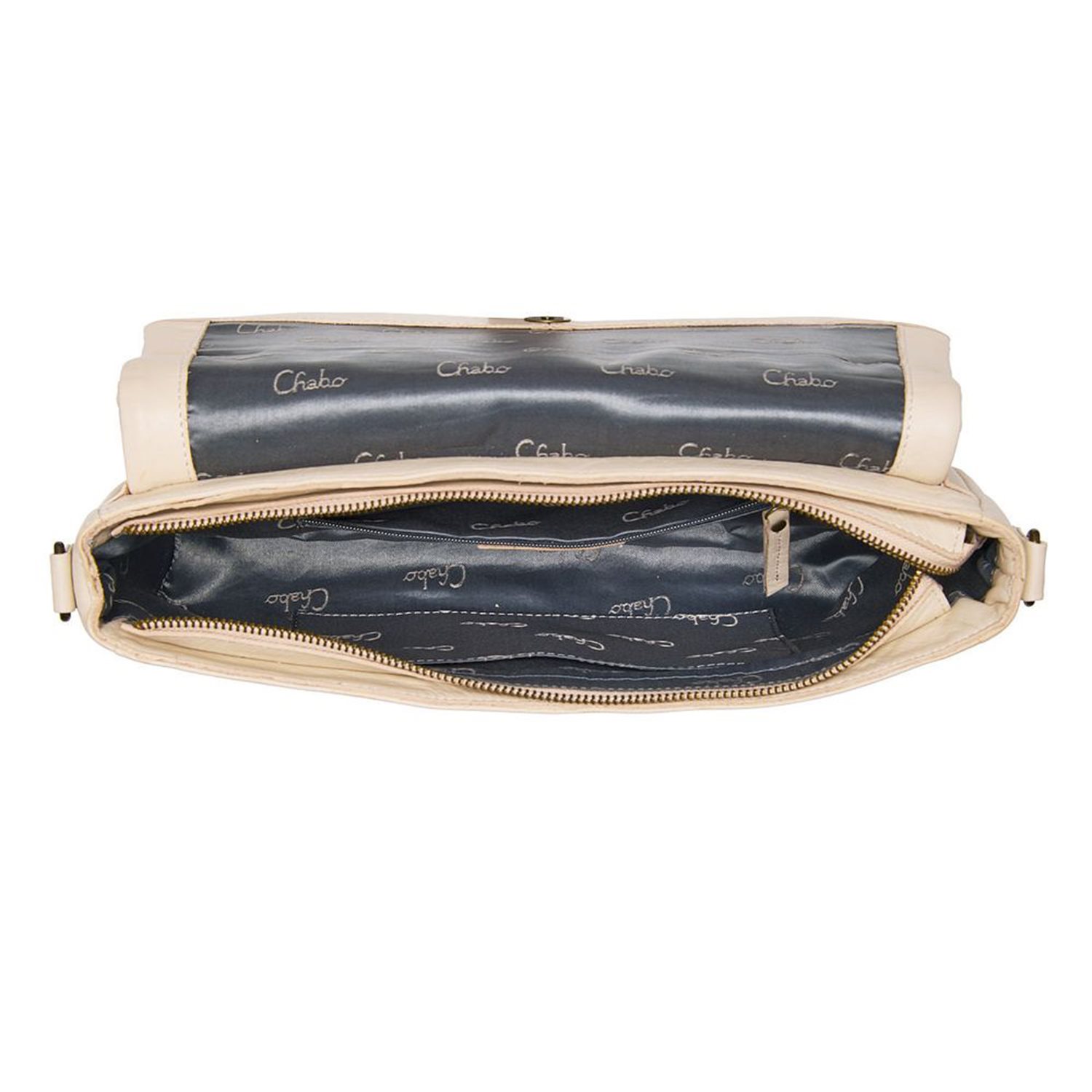 Chabo Bronx Schoudertas off-white