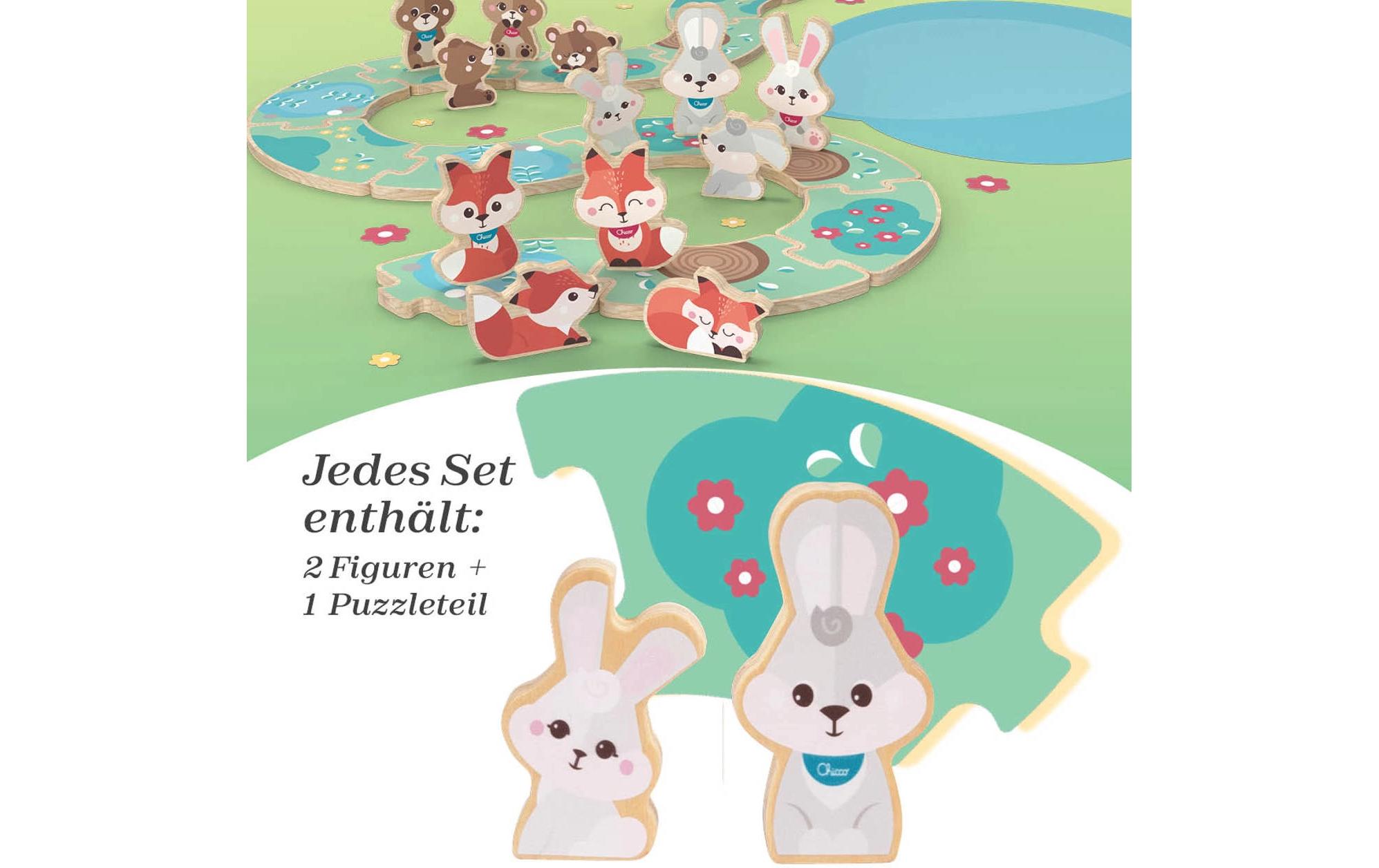 Spielfigurenset My Wood Friends – Papa Hase 2er SetLernspielzeug aus Holz