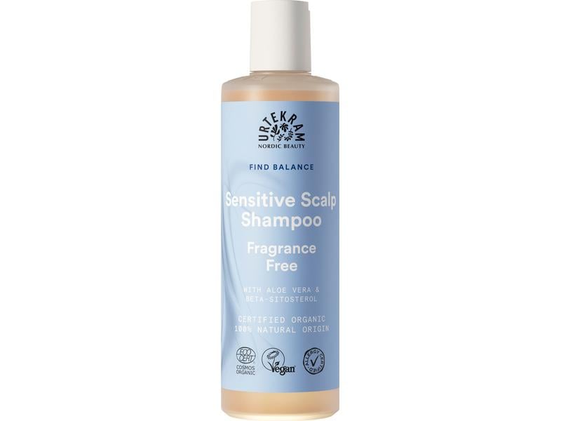 Urtekram Shampoo Sensitive Scalp 250 ml Feuchtigkeitsspendendes, veganes Shampoo