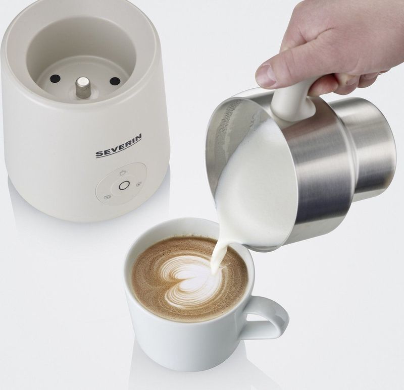 Severin Melkopschuimer - Inductietechniek - Vaatwasserbestendige Melkkan 400ml