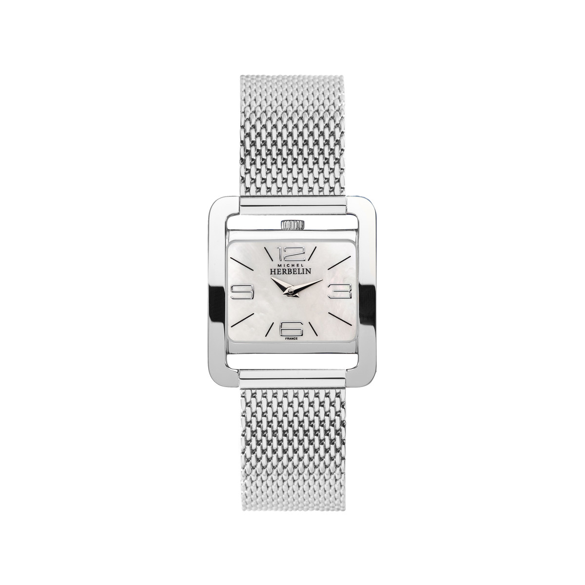 Montre Herbelin femme acier milanais
