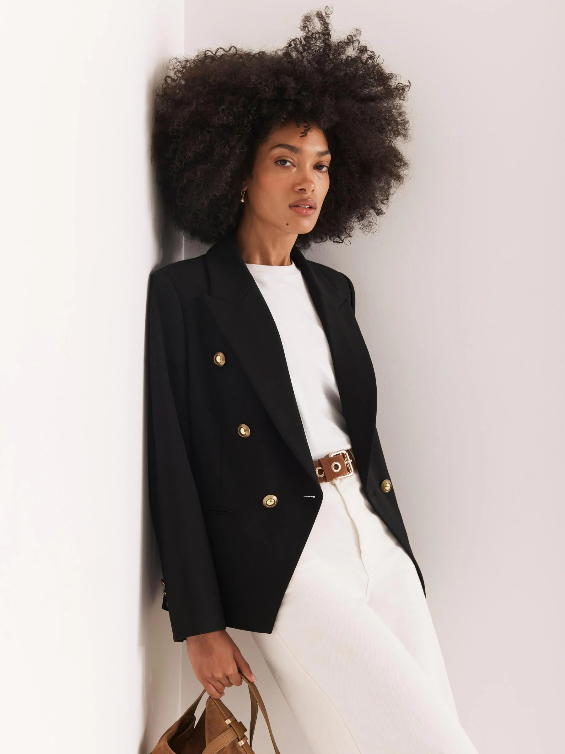 Mint Velvet blazer met dubbele rij knopen