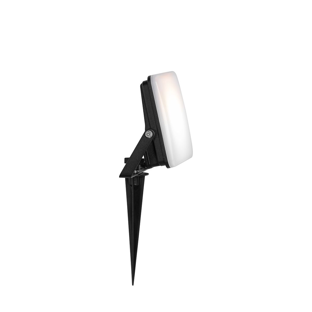 Smart straler zwart 14,5 cm incl. LED IP65 met grondpin - Ruud