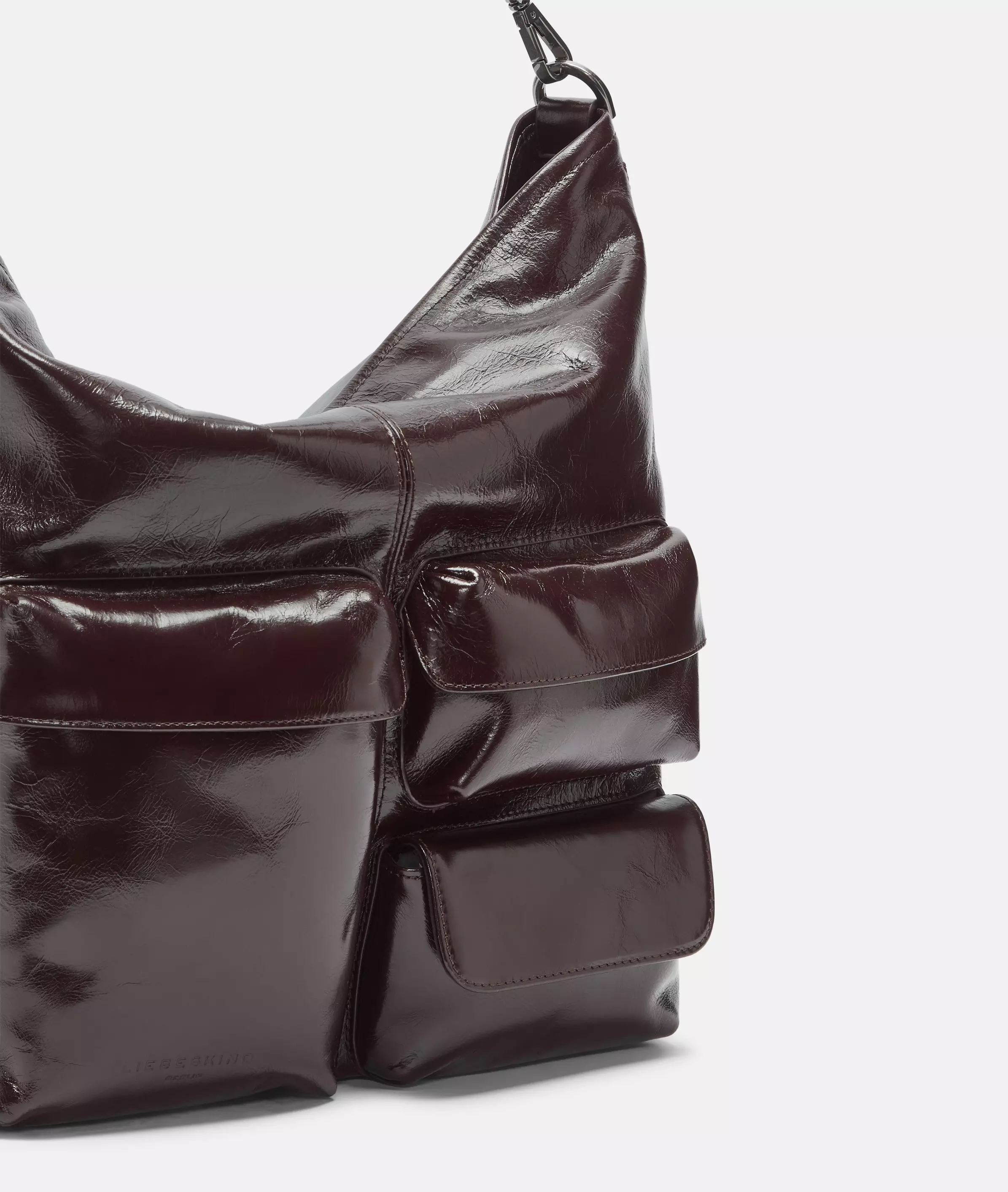Archive LK 204 Hobo M Spacious hobo bag made from shiny cowhide leather