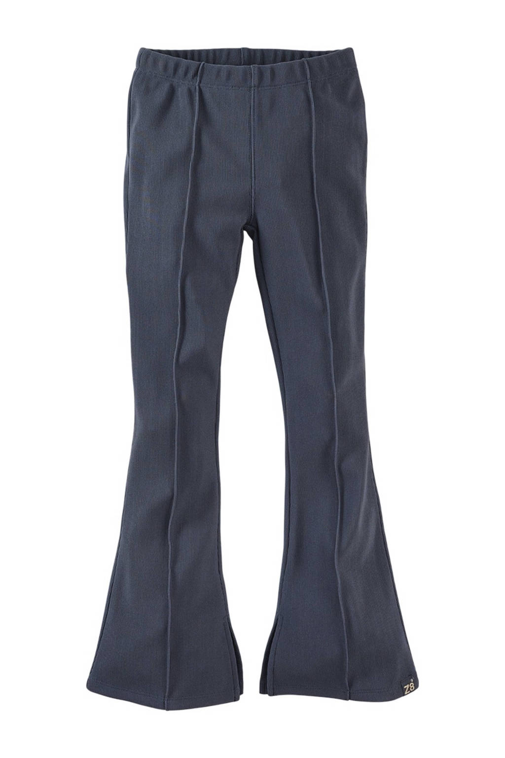 Z8 flared broek Chava grijsblauw
