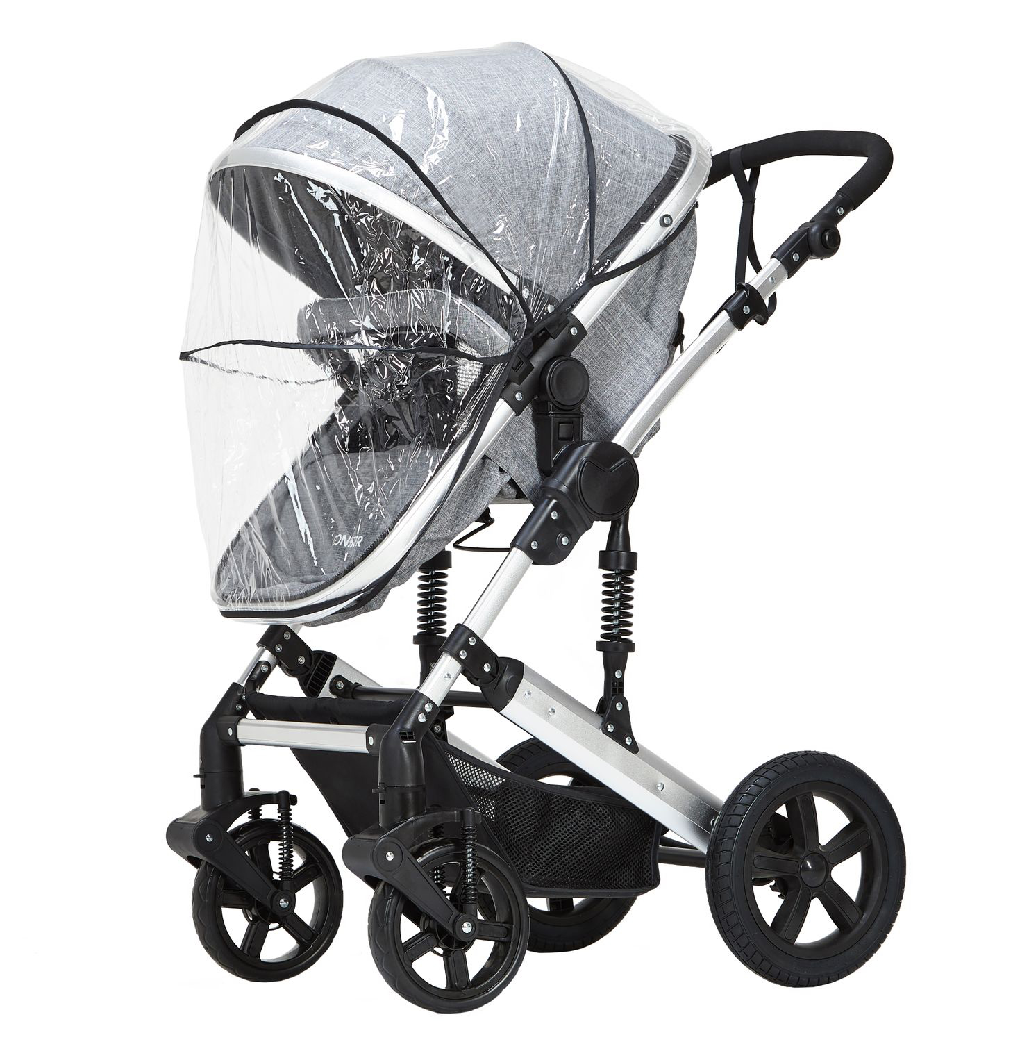 Kinderwagen MOTION 2-in-1 grau/silber