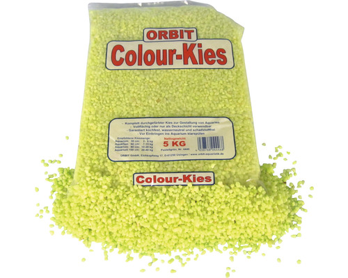 Aquariumgrind, gekleurd grind 3-5 mm 5 kg pastelgroen