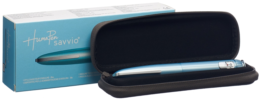 HUMAPEN Savvio Pen für Insulin-Injektionen blau 1 Stk