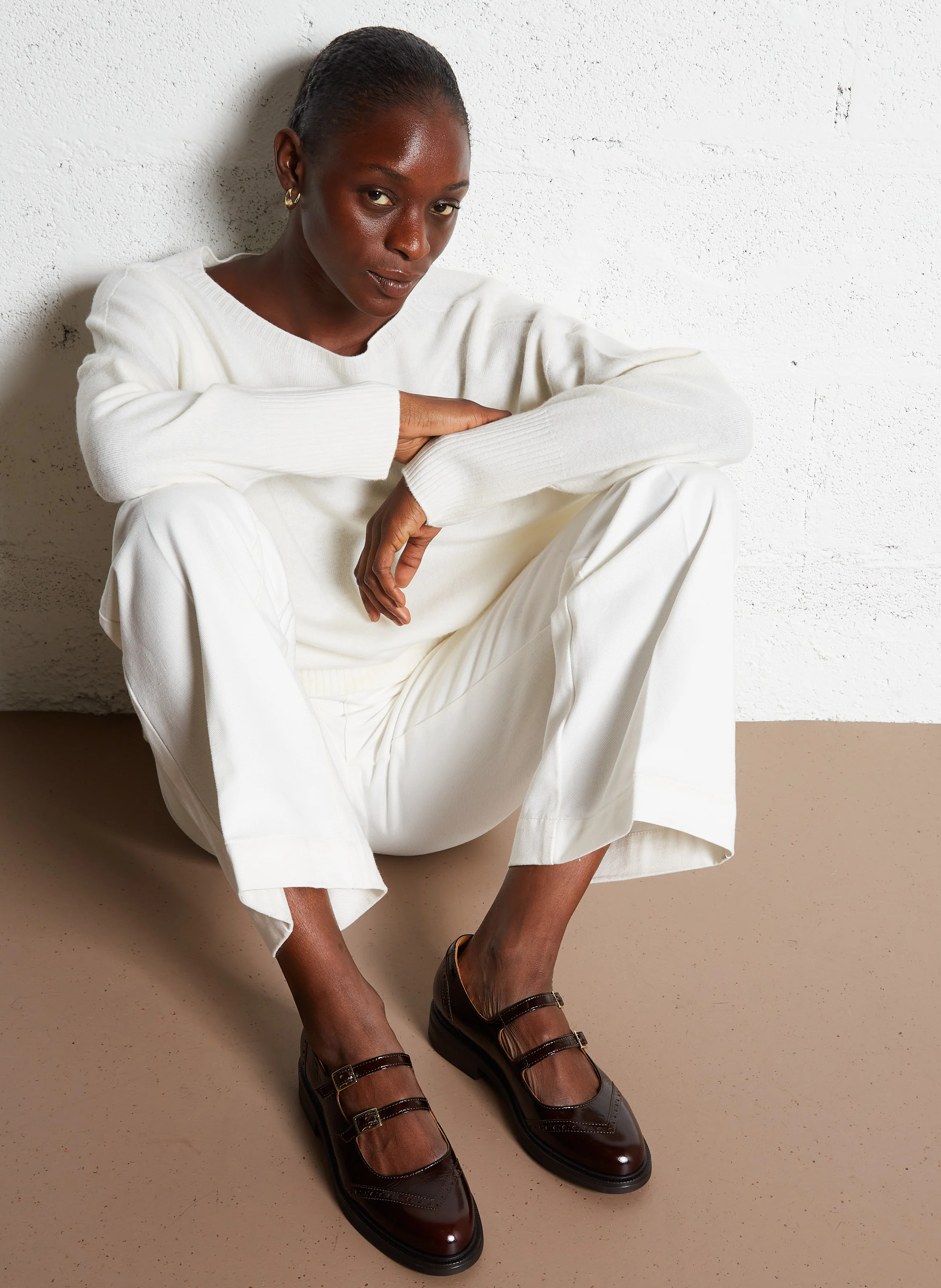 Derbies en cuir vernis | Rouge