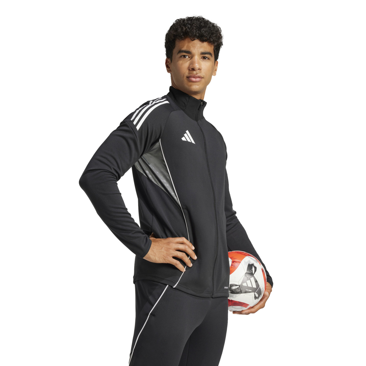 Adidas Tiro 25 Competition Trainingsjack Zwart Grijs Wit