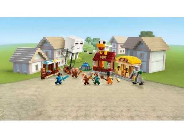 LEGO Minecraft 21273 Ghast-ballonens angreb på landsbyen