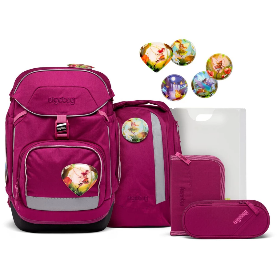 Ergobag Pack Eco Hero - Schulrucksack Set 6tlg. Modell 2024 WaldzauBär