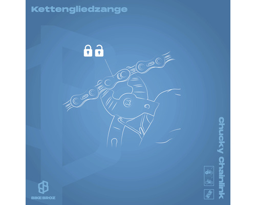 Bike Broz fietskettingschakeltang Chucky Chainlink