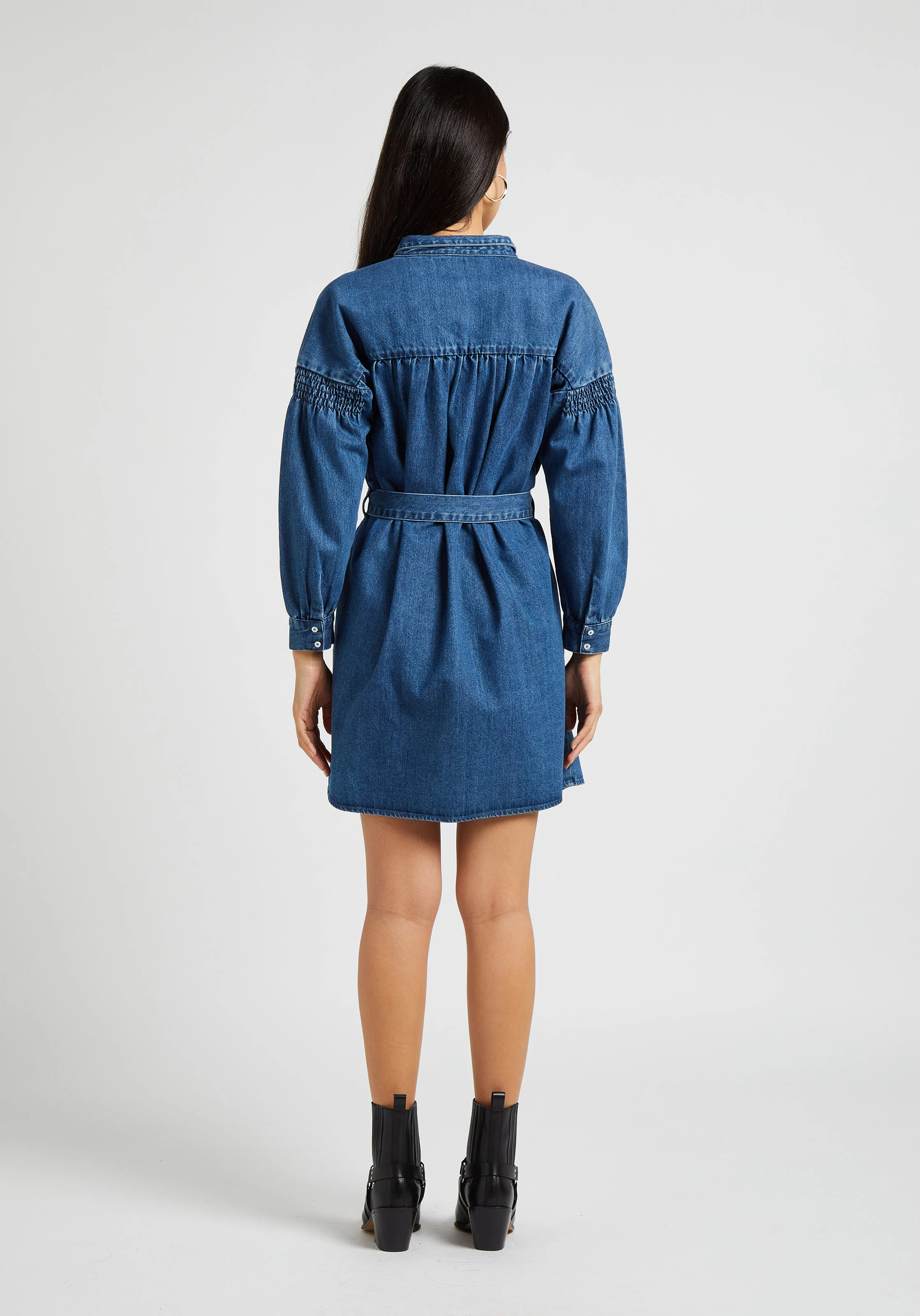 Robe courte en jean | Jean Stone