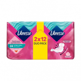 Libresse Ultra lang maandverband met vleugels duo pack