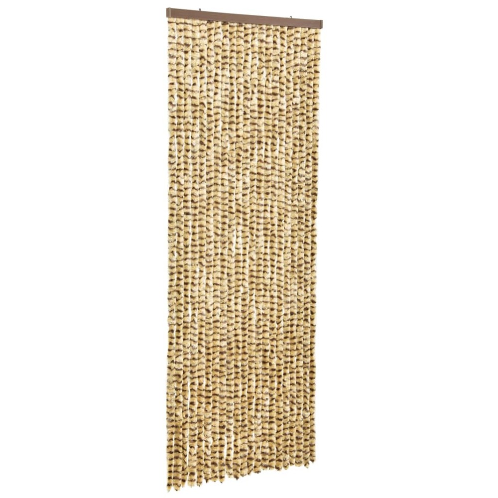 Moustiquaire beige et marron 56x185 cm chenille