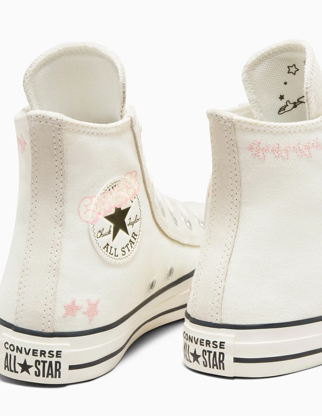 converse Sneakers Femme ctas hi egret/cave Beige/Rose phase