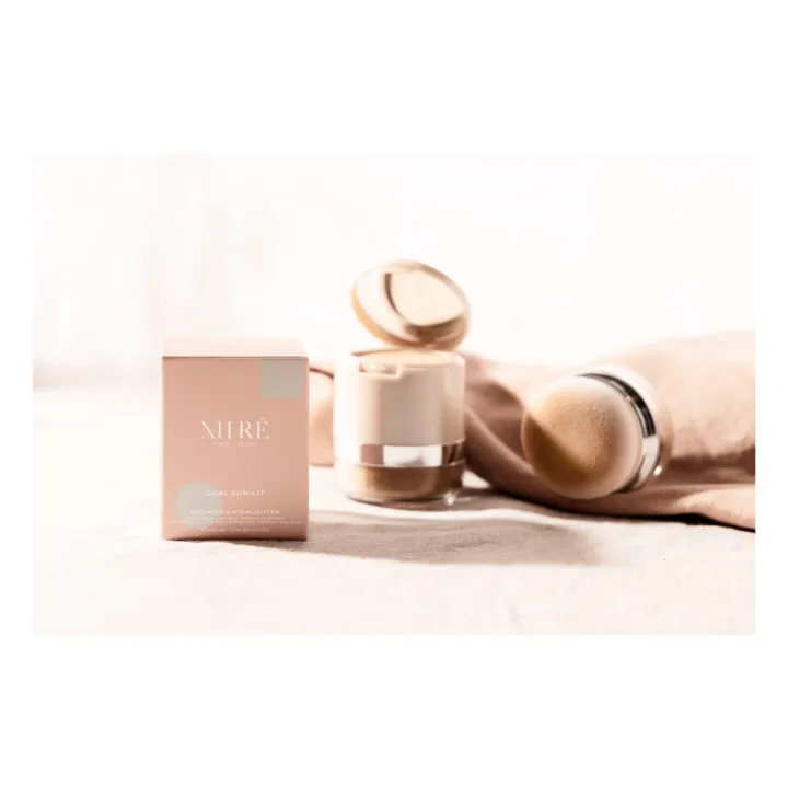 MI-RÊ Bronzer et Highlighter Dual Sun Lit - 4g