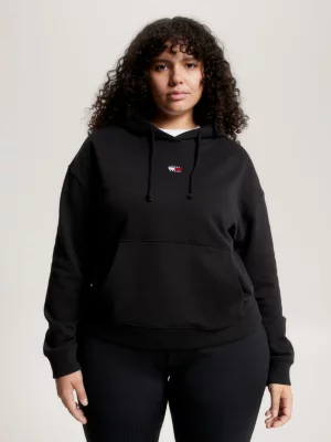 Moletom com capuz Curve Badge Boxy