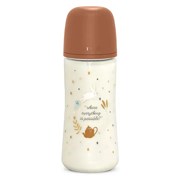 Mamadeira Suavinex Wonderland SXPro L com bico - Cor Camelo Wonderland - 360ml