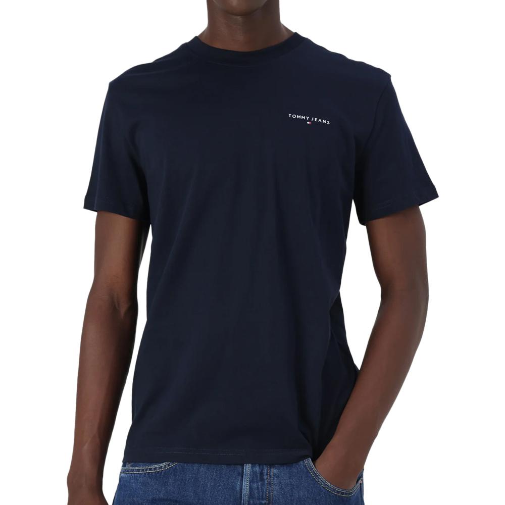 Tommy Hilfiger T-shirts Marine Homme Tommy Hilfiger Slim Linear Chest