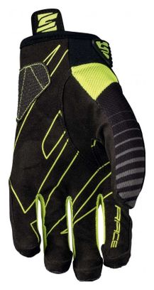 Paire de Gants Longs Enfant Five Race Jaune Fluo