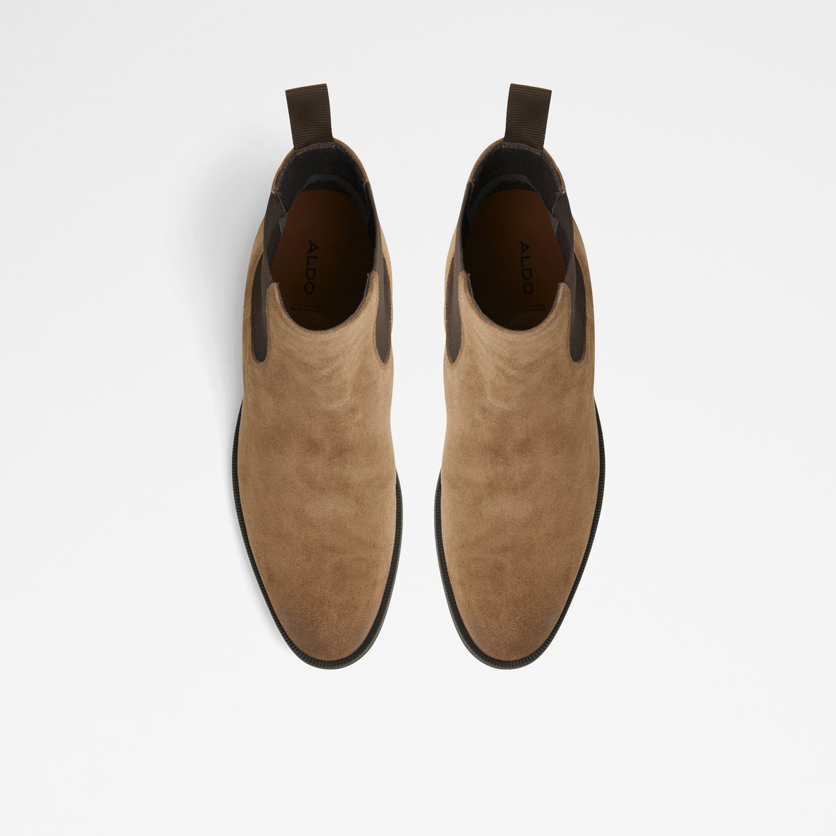 Shuman Beige Men Chelsea boots