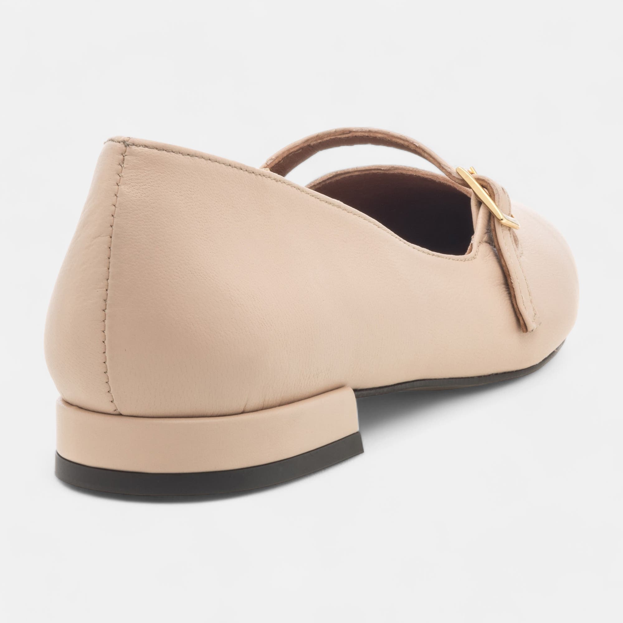 Ballerines Femme en cuir neutre